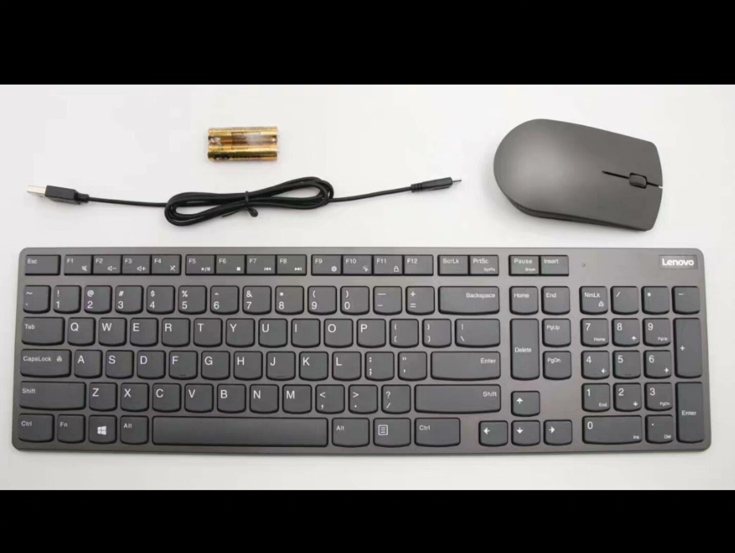 全新联想YOGA A940超薄无线键盘鼠标套装 键盘可充电