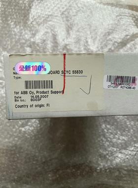 ABB SCYC55830，全新原装，议价咨询。