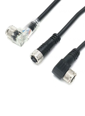 欧姆龙M12传感器插头XS3F-M8PVC4A2M XS2F