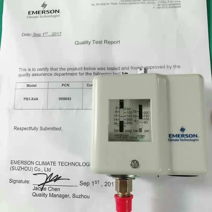 ALCO 艾默生压力控制器 PS1-X4A 高压手动 制冷配