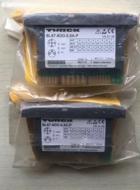 图尔克模块BL67-8DO-0.5A-P ～2只、BL67-