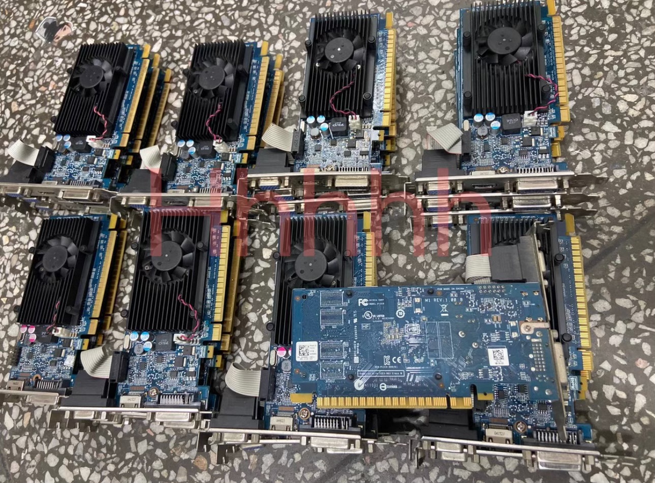 500片戴尔原装 GT705 1G 显卡 D3 实物拍摄！