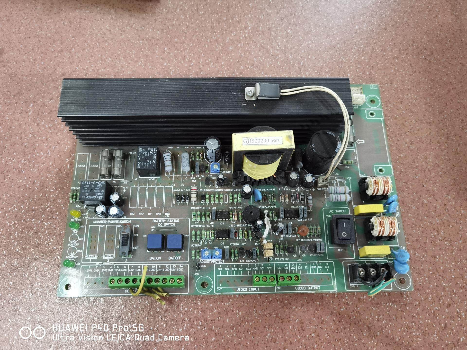 三菱电梯不间断应急电源板SDP160-M09-0508 拆机