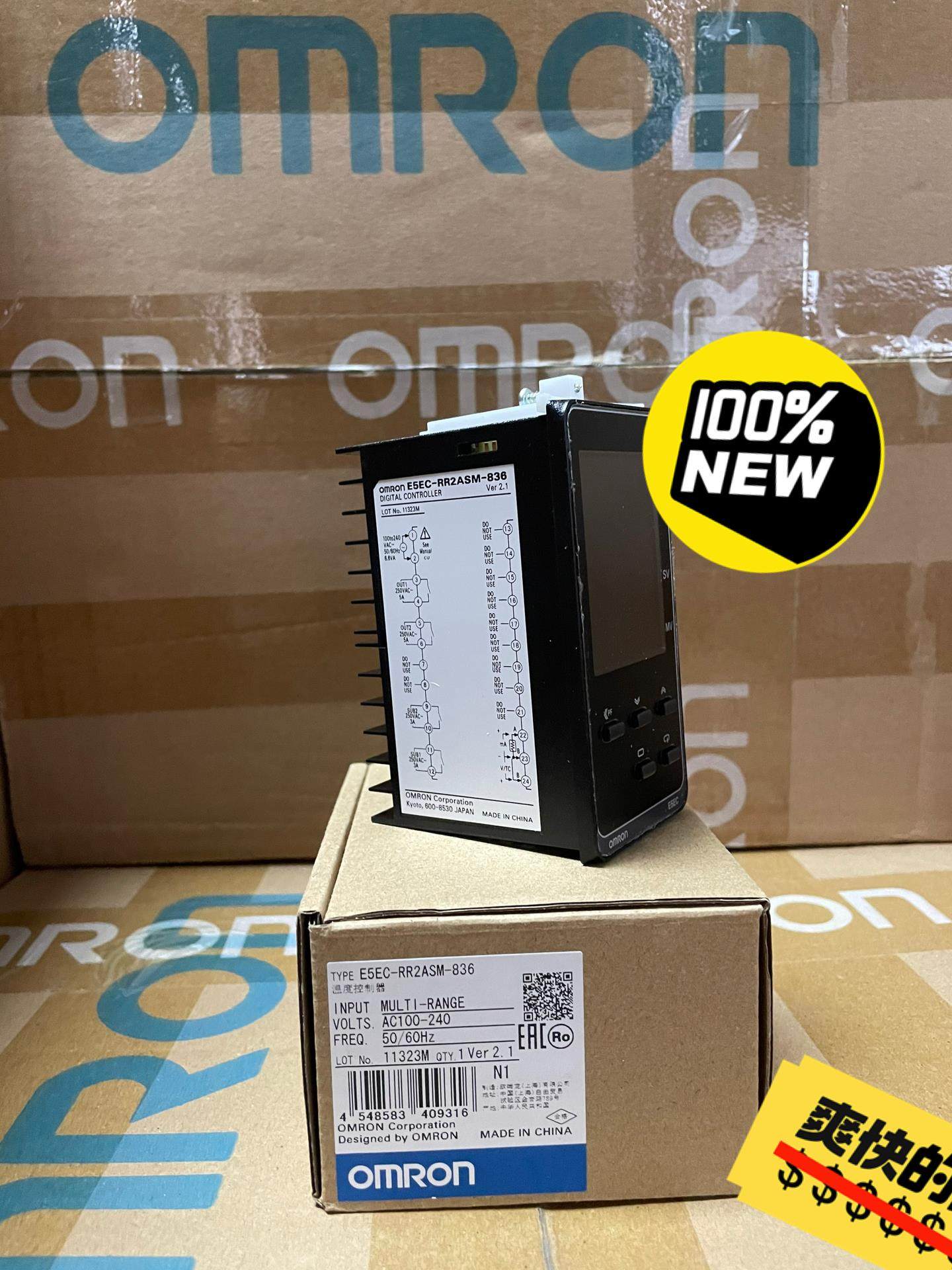 E5EC-RR2ASM-836  【全新原装正品 欧姆龙】温