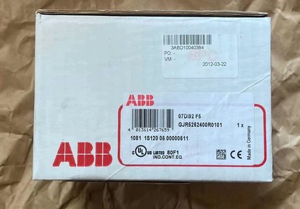 ABB控制模块07DI92 F5 /GJR5252400R0