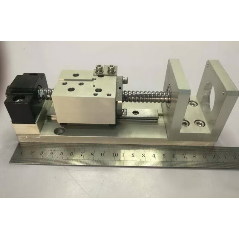 CNC雕刻机用的滑台套件行程59.7mm，1204丝杆加 15mm滑道组件