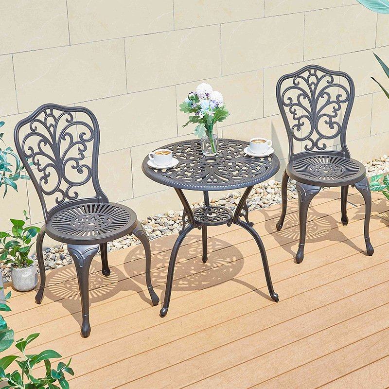 户外桌子小茶几铸铝桌椅组合庭院室外铁艺休闲桌子阳台家具,住宅家具,桌椅套件,淘宝优惠券,粉丝福利购,淘宝优惠卷
