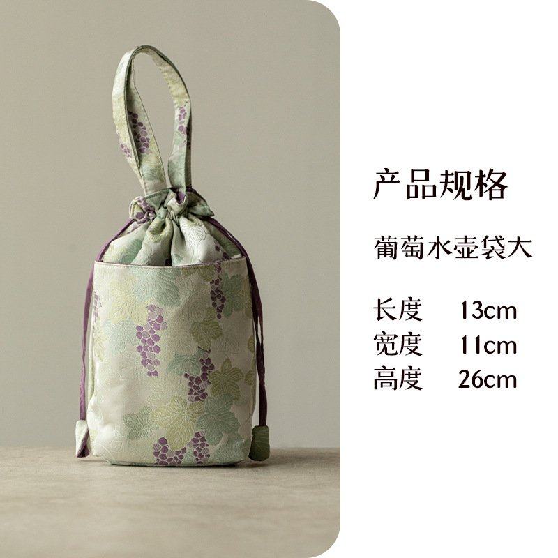 织棉手拎包保温杯收纳袋水壶功夫茶具袋子大容量户外高颜值茶事包,餐饮具,茶道/零配,淘宝优惠券,粉丝福利购,淘宝优惠卷