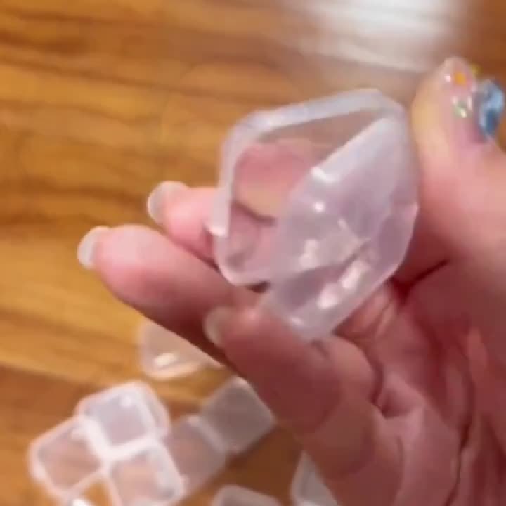 迷你透明便携防氧化首饰收纳盒耳环项链耳钉小件存放盒子