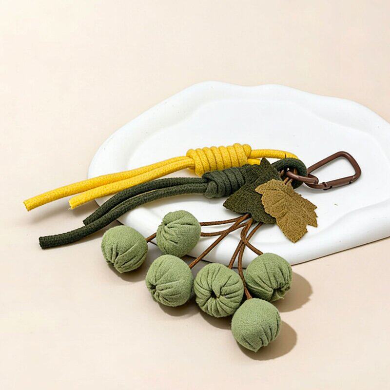 小众复古民族风手工布艺挂件创意包包配饰简约钥匙装饰小配件