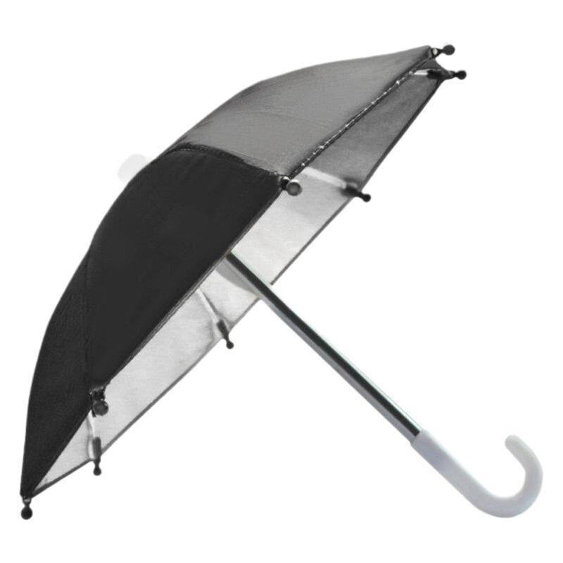 小红书同款迷你电动车户外骑行手机支架小雨伞防晒防雨便携遮阳伞