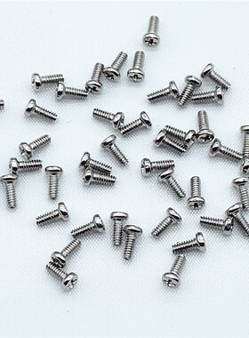 M1.5不锈钢小螺丝304圆头十字机丝螺钉手机小螺钉PM1.5*3/4/5/6/8