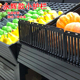 水果护栏永辉款 生鲜超市隔板果蔬堆头型塑料挡板蔬菜加厚围栏隔断