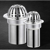 不锈钢天台地漏天沟屋面雨水槽87型雨水斗屋檐落水斗75 150管 110