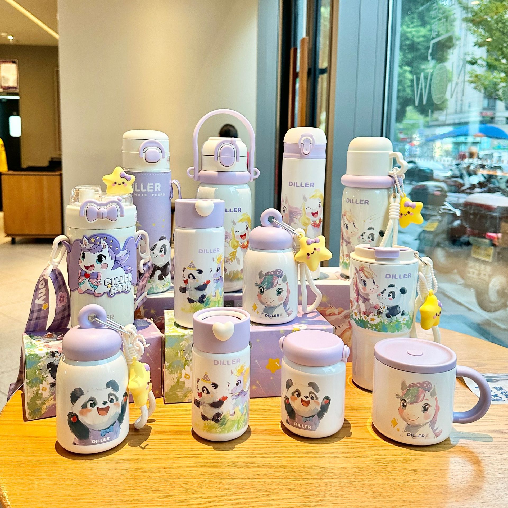 保温马克杯带盖牛奶早餐杯316不锈钢办公室泡茶咖啡杯家用喝水杯