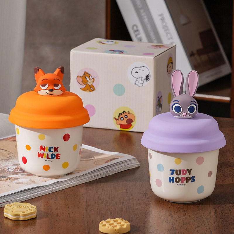 疯狂动物城马克杯可爱带盖陶瓷杯高颜值水杯家用生日礼物喝水杯子,餐饮具,马克杯,淘宝优惠券,粉丝福利购,淘宝优惠卷