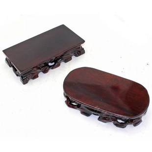 实木根雕可挖槽底座奇石头观赏石底座花盆景工艺品摆件木质底座托