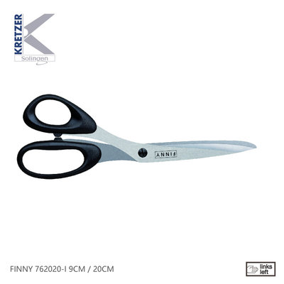 。德国KRETZER 缝纫剪刀左手操作 FINNY NO.762015-I/020家用剪刀