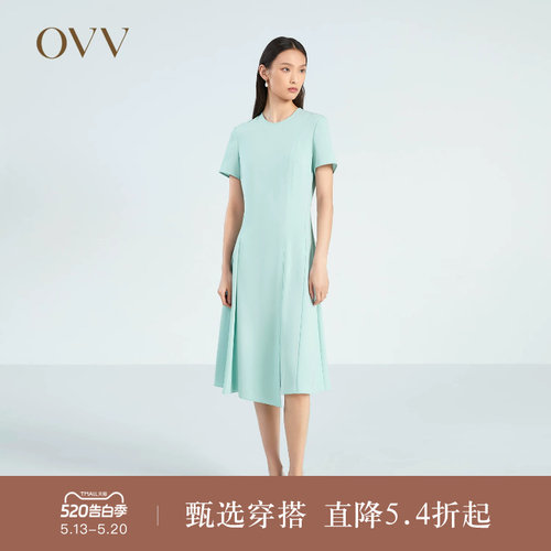 OVV休闲短袖连衣裙春夏
