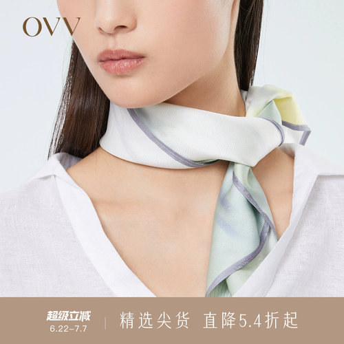 丝巾印花复古OVV真丝舒适