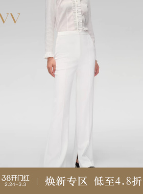 OVV春夏热卖女装基础经典舒适四面弹时尚休闲喇叭裤子