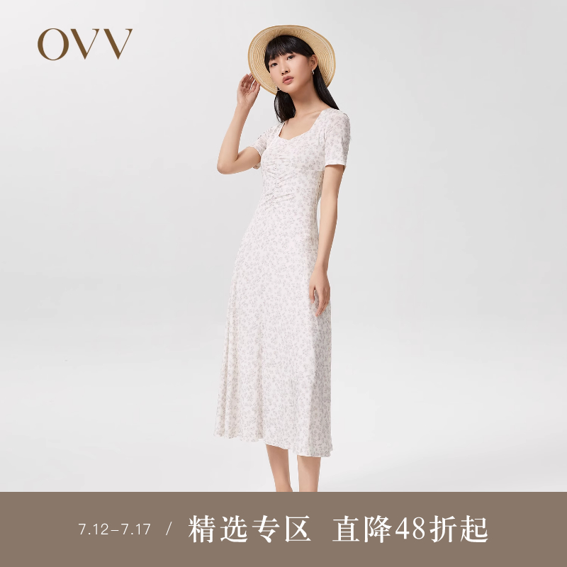 小雏菊印花ovv2022春夏新款女装