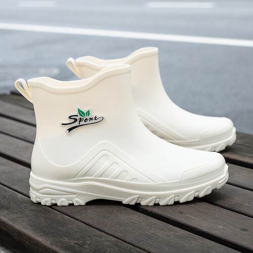 时尚外穿雨鞋女成人短筒雨靴防水鞋保暖防滑水靴学生短款胶鞋