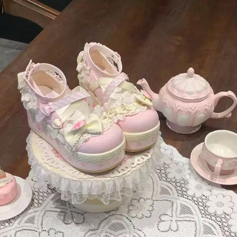洛丽塔可爱小皮鞋lolita鞋lolita洛丽塔鞋