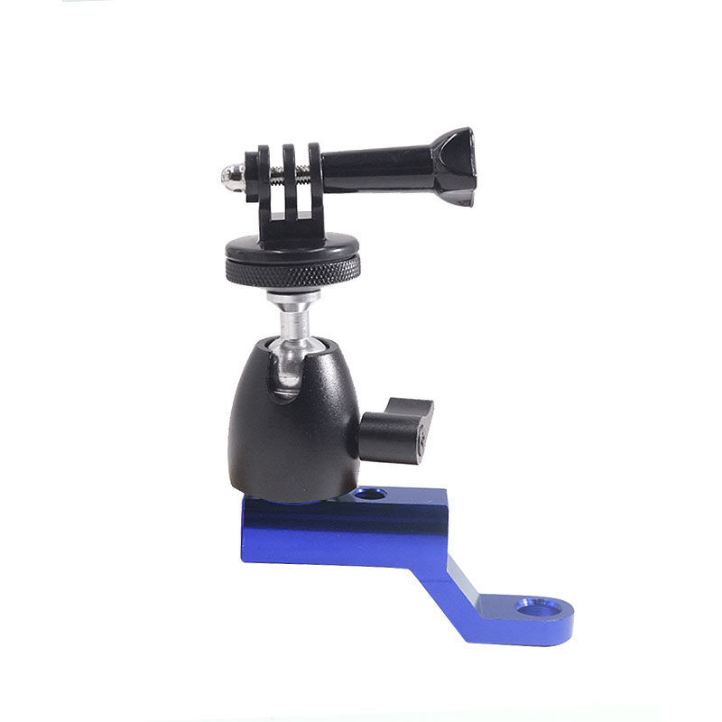 摩托车后视镜扩展支架底座适用gopro运动相机T行车记录仪电动车