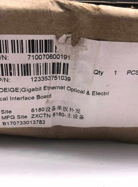 全新原装中兴6180设备主板ZXCTN6180主设备