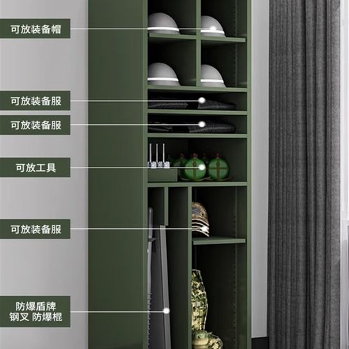 华豫汇阳装备柜指挥器材柜单人装备物资存放携行柜头盔盾牌组合柜