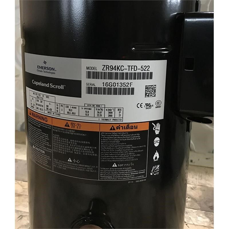 VR94KS-TFP-522 ZR94KC-TFD-522 VR94KSE8匹空调空气能压缩机
