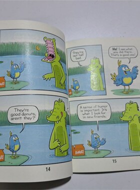 Beak and Ally小鸟比克和鳄鱼艾莉4册幽默爆笑图像式章节读物