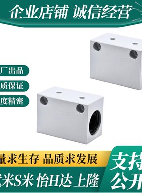 经济型直线轴承箱式滑块 加高方型 双衬型 标准/有定位孔E-LBHSW6