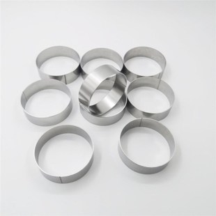 6CM不锈钢304挞圈塔模Briyttany布列塔尼酥专用塔圈圆形烘焙模具