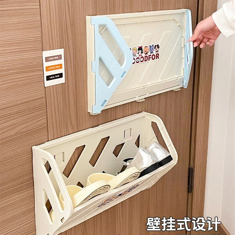 折叠鞋架壁挂式多层家用门口出租房宿舍省空间简易鞋柜防尘收纳架,收纳整理,鞋子收纳架,淘宝优惠券,粉丝福利购,淘宝优惠卷
