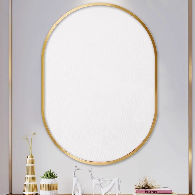 铝合金跑道形画框圆形油画布框相框拱门椭圆形异形装饰画装裱框定