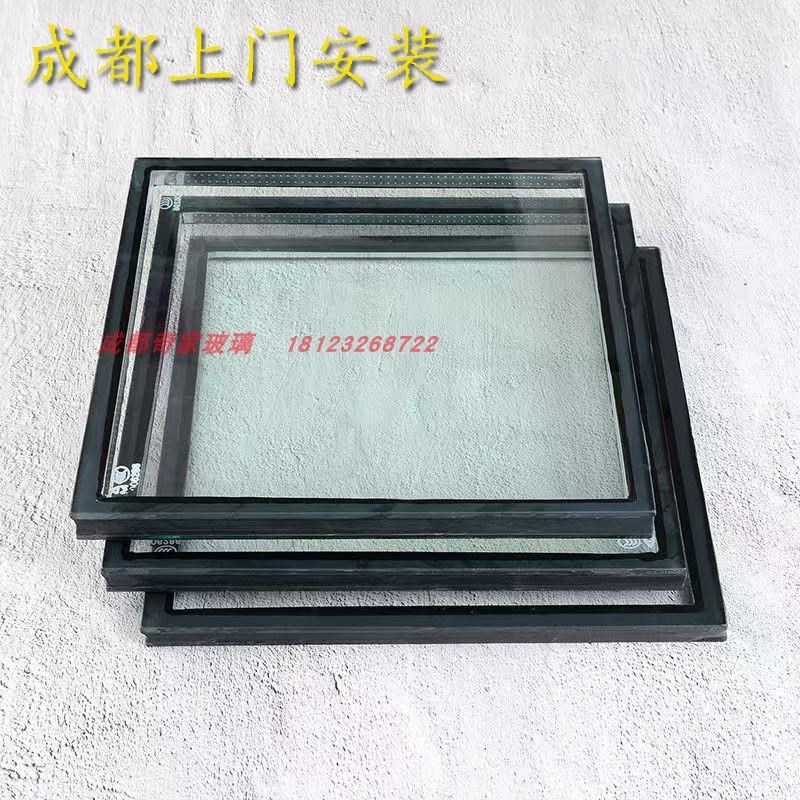 超白钢化玻璃热熔肌理压t花夹丝渐变拼镜背景墙中空淋浴房玻璃桌