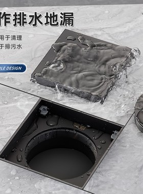 隐形清扫口304不锈钢清扫口DN110地面检查口检修口地漏密闭堵头