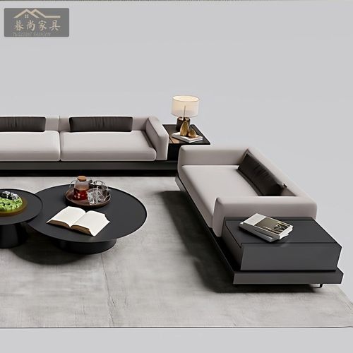 新中式酒店会所大堂接待实木沙发样板房售楼处洽谈卡座家具定制