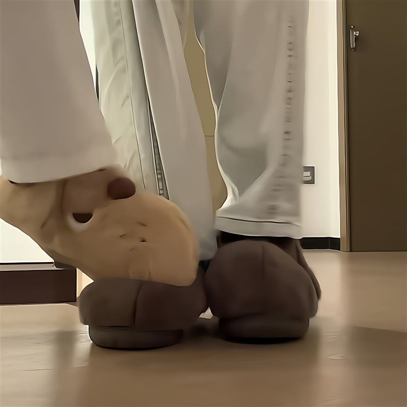 爆毛小狗棉鞋厚底舒适加绒加厚防滑室内家居拖鞋可外穿一脚蹬棉拖,居家布艺,居家棉拖/棉鞋,淘宝优惠券,粉丝福利购,淘宝优惠卷