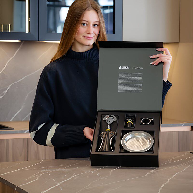 ALESSI艾烈希/安娜开瓶器礼盒套装葡萄酒套装乔迁新婚生日送礼物