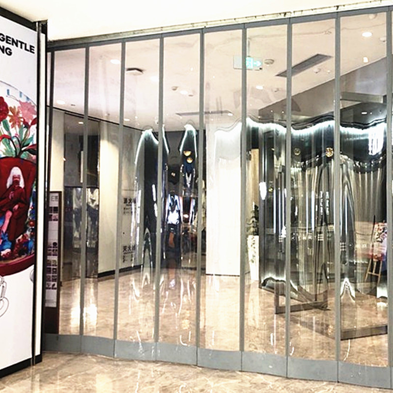 自吸软门帘家用空调防风塑料pvc挡风透明磁铁磁吸皮门帘隔断帘子