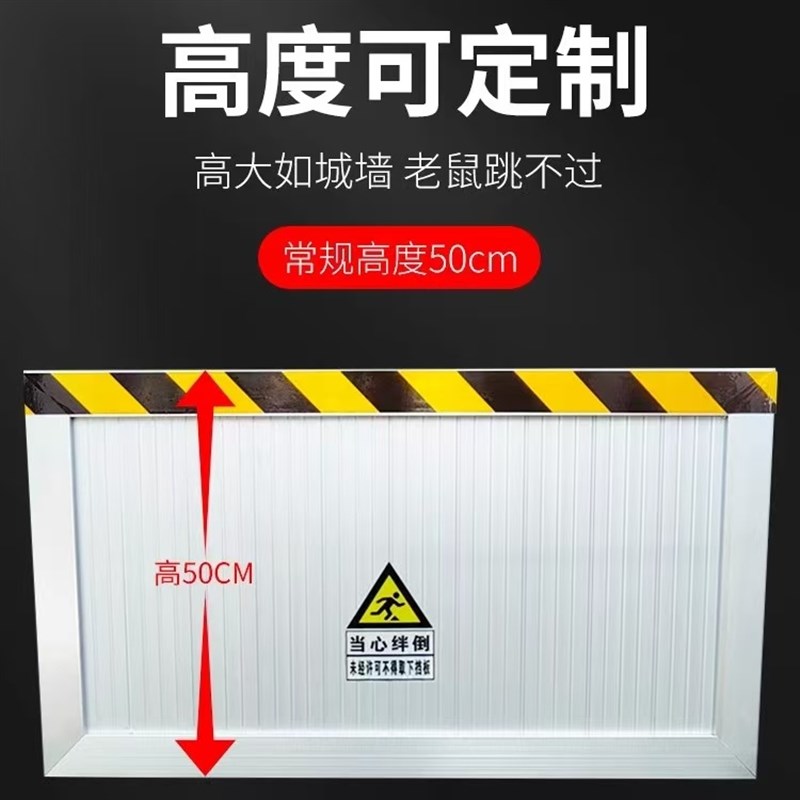 不锈钢挡鼠板配电室机房厨房酒y店食堂仓库铝合金防鼠板门档底定