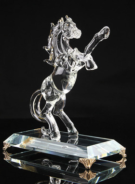 水晶12c十二生肖动物鼠牛虎兔龙蛇马羊猴鸡狗猪客厅工艺品风水摆