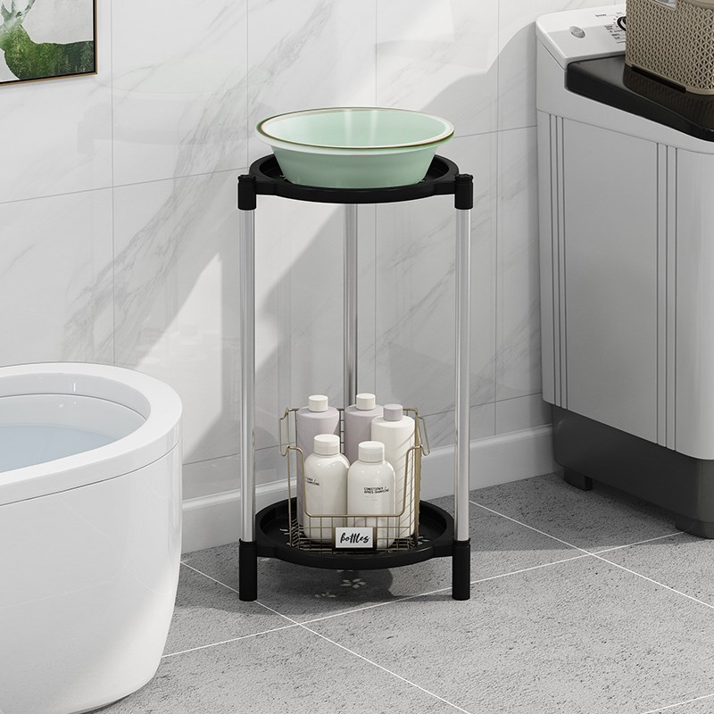 洗脸盆架子落地农村家用多层卫y生间置物架浴室脸盆架洗手间收纳