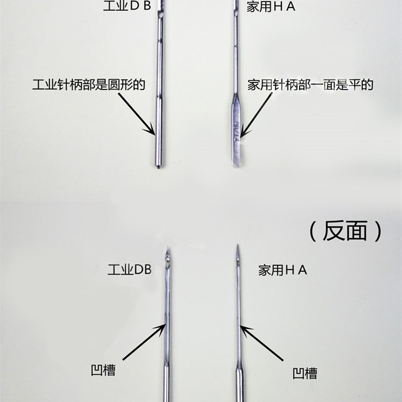 家用小型电动缝纫机机针锁边针平车工业老式缝纫机针配件14号16号