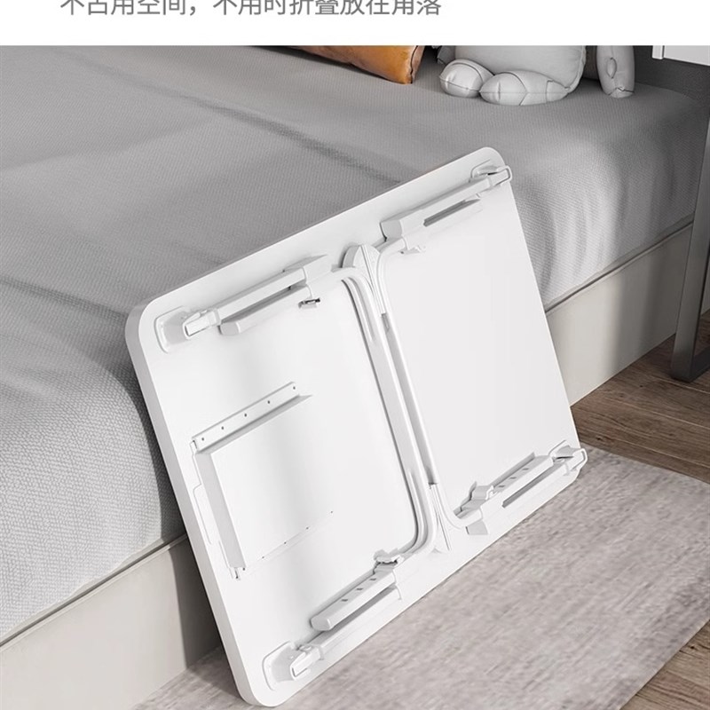 可升降床上小桌子宿舍上铺电脑桌折叠桌学N习桌家用可折叠小桌板