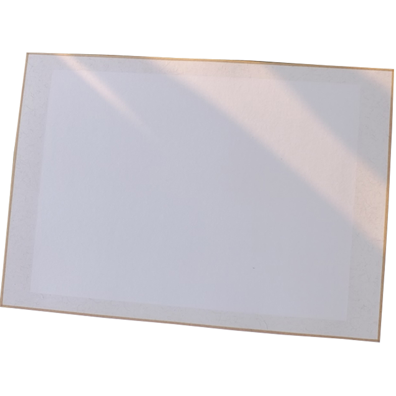 仿古画片半e生熟麻宣卡纸白色生宣纸镜片画芯国画山水小品写意创