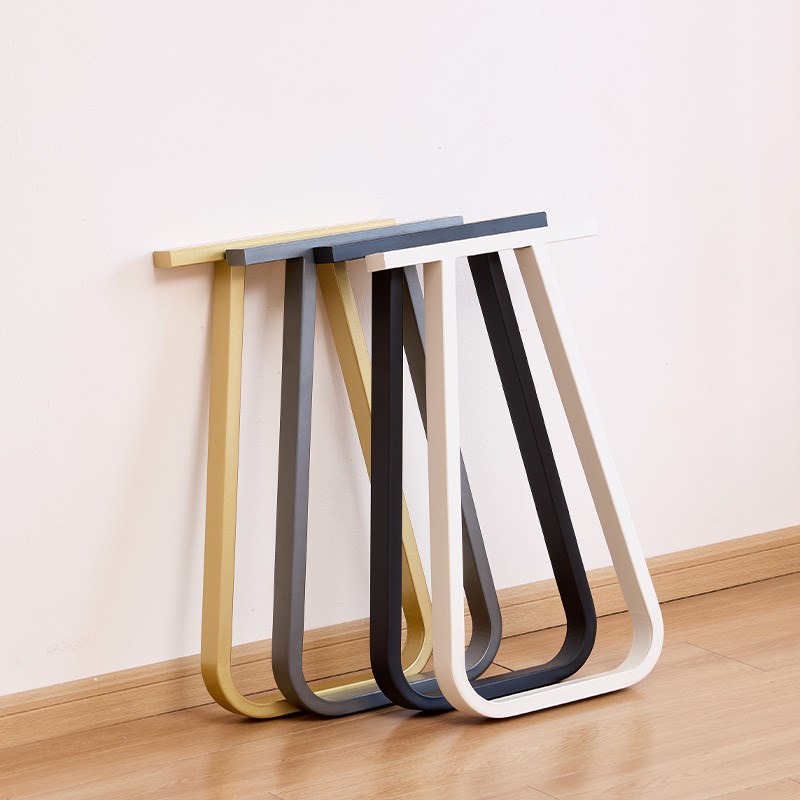 通用型桌腿e支架瓷砖岩板桌腿支撑架实木大板金属桌架大理石餐桌